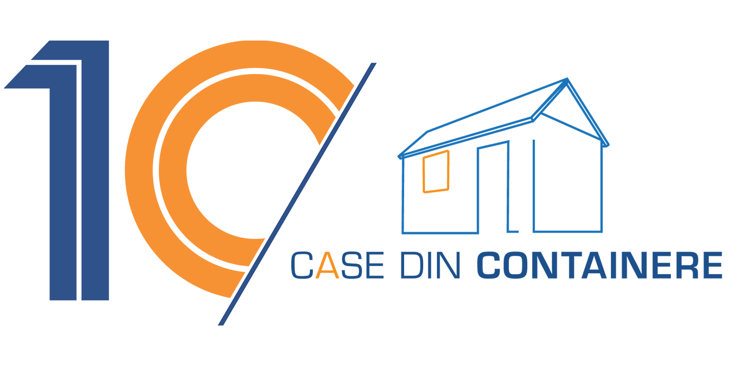 Logo 10 ani Case din Containere